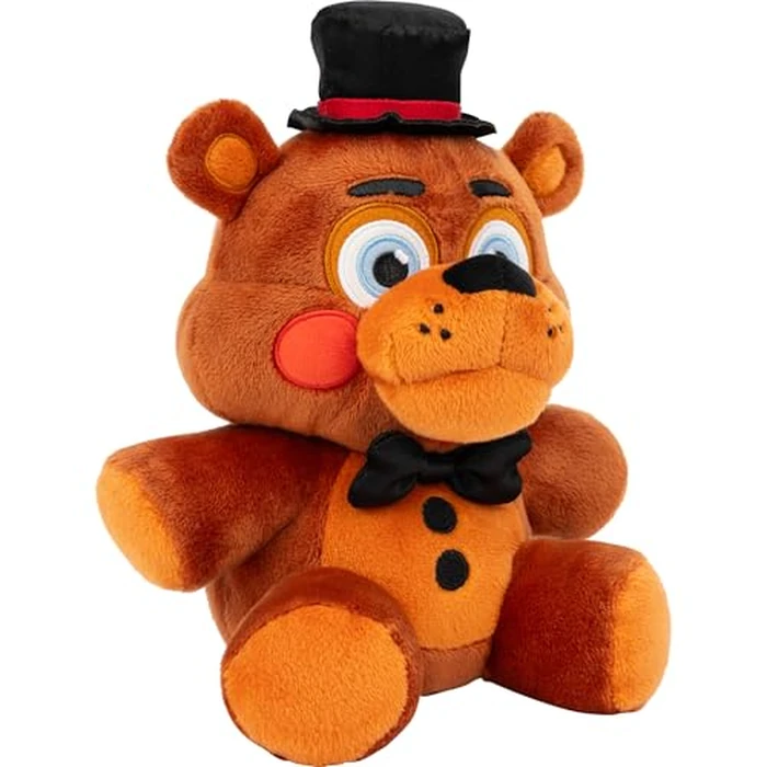 Jazwares Five Nights at Freddy’s Toy Freddy Plush - 8-Inch Stuffie with Soft Material and Glow-in-The-Dark Eyes by Jazwares - Image 3