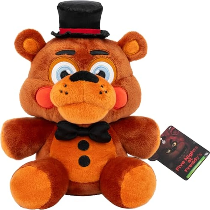 Jazwares Five Nights at Freddy’s Toy Freddy Plush - 8-Inch Stuffie with Soft Material and Glow-in-The-Dark Eyes by Jazwares - Image 5