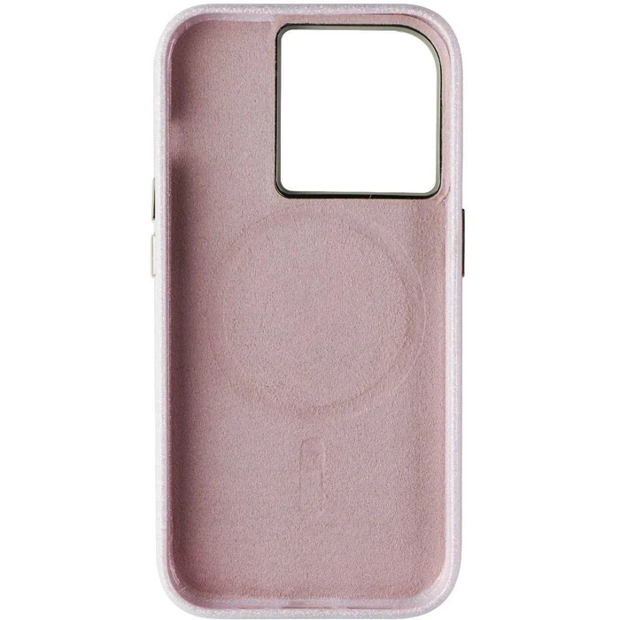Elizabeth James Glitter Phone Case with MagSafe for iPhone 15 Pro - Blush by Elizabeth James - Image 3