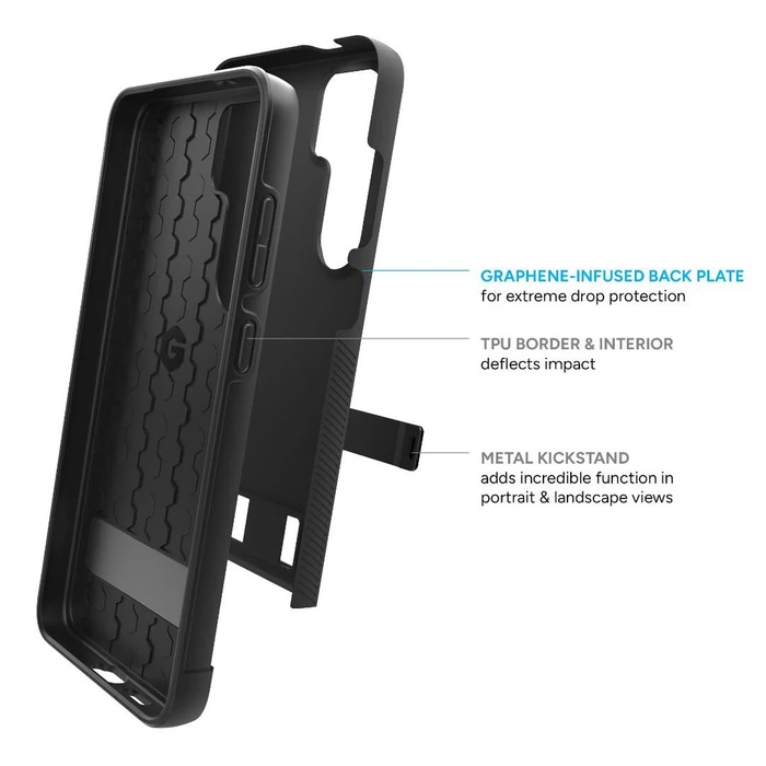 ZAGG Denali Phone Case with Stand for Samsung Galaxy S24+ - Cobalt Blue - Brand New by ZAGG - Image 4