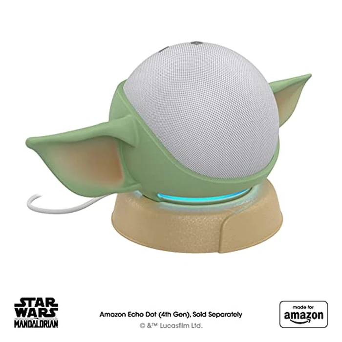 Made for Amazon, featuring The Mandalorian Baby Grogu (TM)-inspired Stand for Amazon Echo Dot (4th & 5th Gen) by OtterBox - Image 3