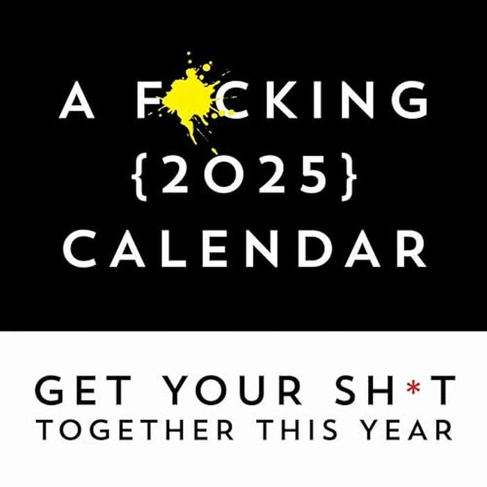 A F*cking 2025 Wall Calendar: Get Your Sh*t Together This Year - Includes Stickers! by Sourcebooks, Inc. - Used - Very Good condition - CA$12.93
