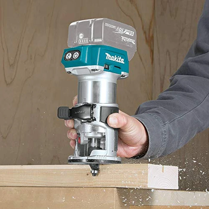 Makita XTR01Z 18V LXT Lithium-Ion Brushless Cordless Compact Router by Makita - Image 5