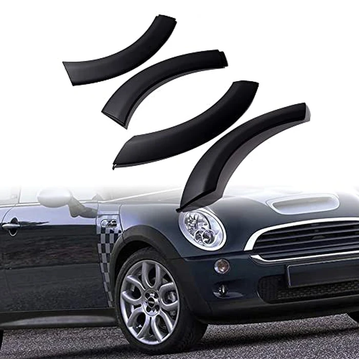 Compatible with 2002-2006 Mini Cooper R50 R53 S 05-08 R52 R52S Convertible 4 pcs of Front Left & Right Wheel Arch Hood Trim Fender Flares by Astra Depot - Image 2