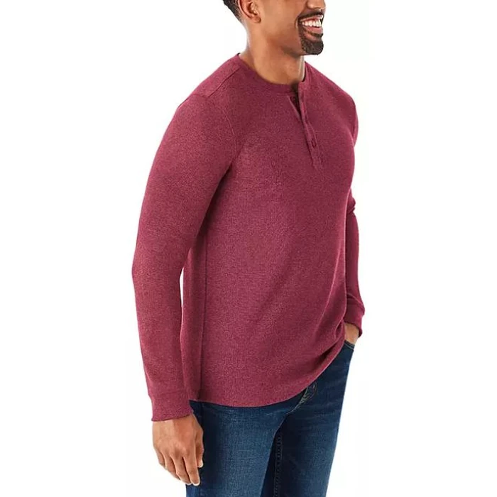 Member's Mark Thermal Henley - M - Port Heather by Member's Mark - Image 2