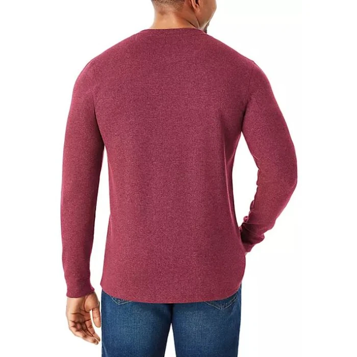 Member's Mark Thermal Henley - M - Port Heather by Member's Mark - Image 3