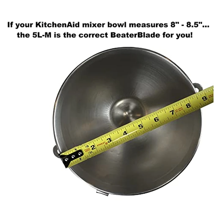 New Metro Design 5L-M Beater Blade METAL, Compatible With Most KitchenAid 5 Quart Bowl-Lift Stand Mixers, Black by New Metro Design - Image 3
