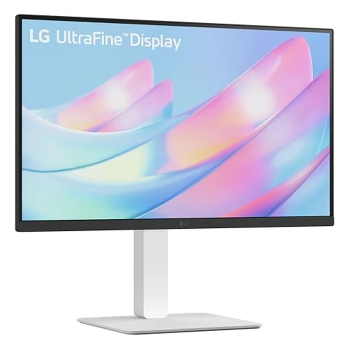 LG 27" 4K UHD Ultrafine(TM) Monitor (27US550-W), 3840 x 2160 IPS Display 5ms 60Hz HDR 10, Tilt/Height/Swivel/Pivot Adjustment DisplayPort, HDMI, White by LG - Image 2