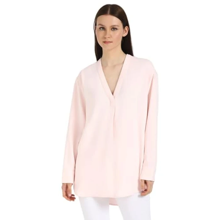 Calvin Klein Women's Relaxed V Neck Blouse by Calvin Klein Jeans - Image 1