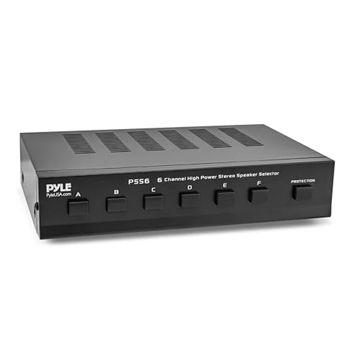 Pyle Home Premium New and Improved 6 Zone Channel Speaker Switch Selector Switch Box Hub Distribution Box for Multi-Channel High Powered Stereo Amplifier A,B,C,D Switches, 6 Pairs Of speakers. by Pyle - Used - Acceptable condition - CA$30.65
