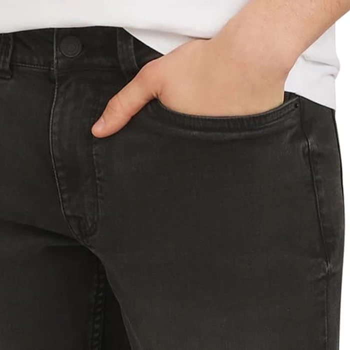 Quiksilver Men's 5 Pocket Straight Fit Stretch Waist Denim Jeans, Street Wash, 36W x 30L by Quiksilver - Image 2