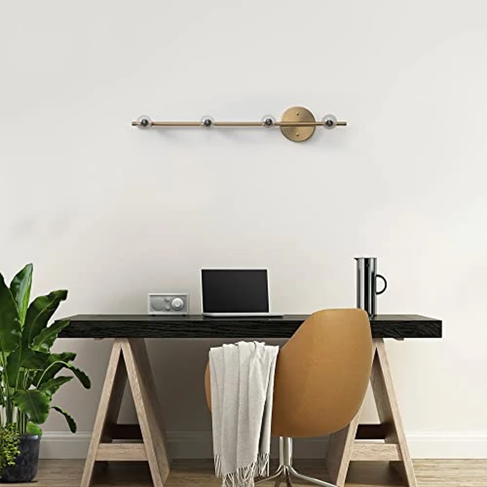 Globe Electric 64000010 29" 4-Light Slim Profile Track Lighting, Matte White, Track Ceiling Light, Track Lighting Kit, Vintage, Ceiling Light Fixture, 4 Bulb Kitchen Light, Home Improvement by Globe Electric - Image 3