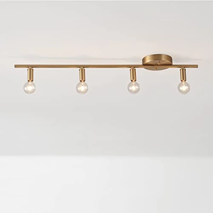 Globe Electric 64000010 29" 4-Light Slim Profile Track Lighting, Matte White, Track Ceiling Light, Track Lighting Kit, Vintage, Ceiling Light Fixture, 4 Bulb Kitchen Light, Home Improvement by Globe Electric - Image 7