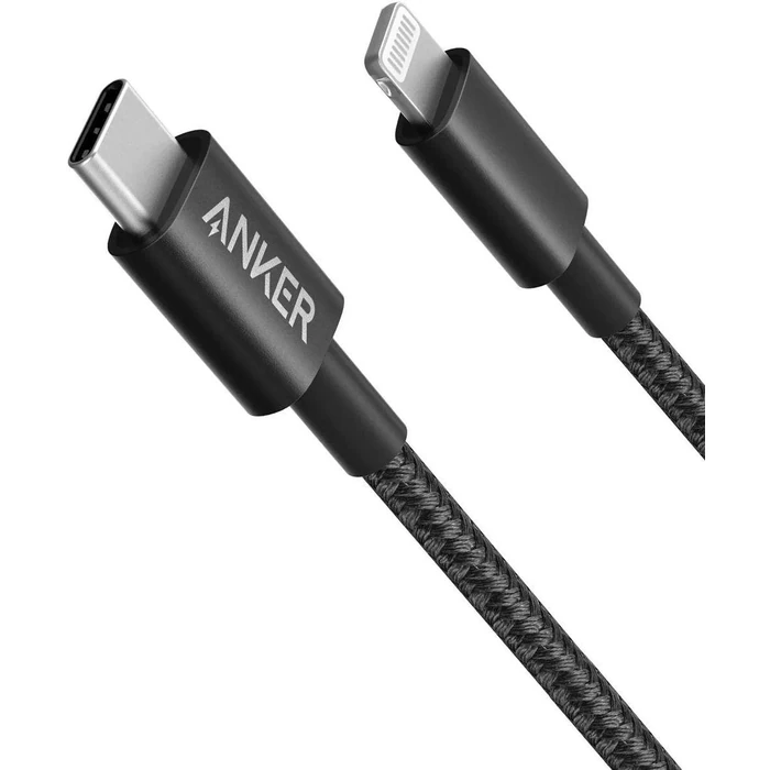 Anker 331 USB-C to Lightning Cable (6ft) - Black by Anker - Refurbished - Excellent condition