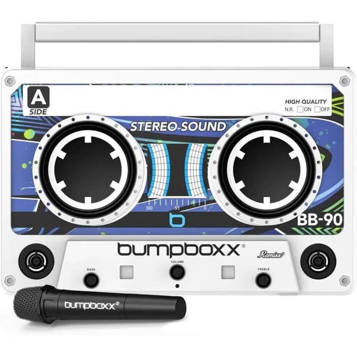 Bumpboxx Remixx Bluetooth Speaker - White Frost by Bumpboxx - Refurbished - Brand New condition