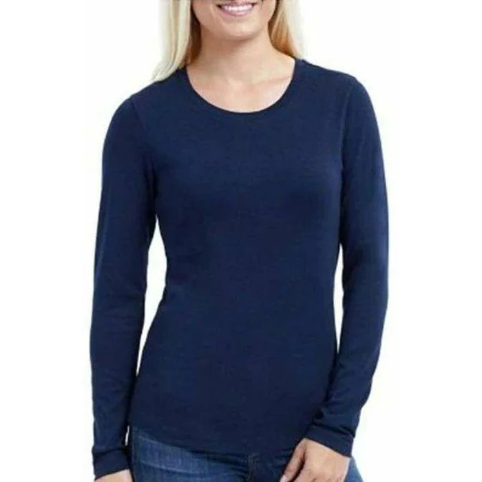 Eddie Bauer Women's Long Sleeve Top S - Deep Ocean Navy by Eddie Bauer - Refurbished - Brand New condition - US$30.98