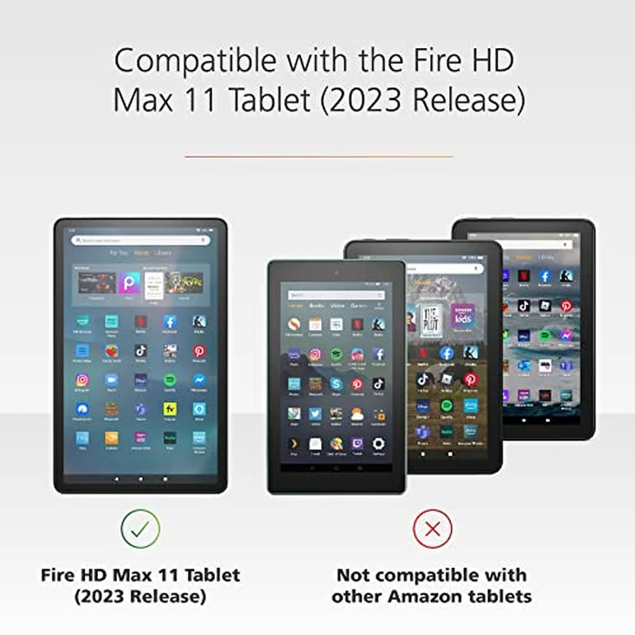 Made for Amazon Clear Case and Screen Protector for Amazon Fire Max 11 (2023 Release) by Mission Cables - Image 4