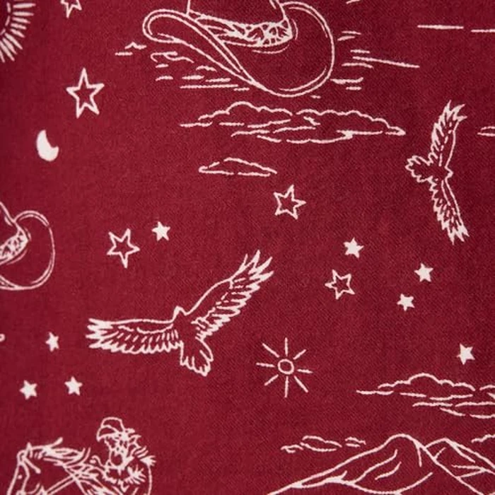 P.J. Salvage Women's Cotton Flannel Long-Sleeve Top, Pant and Headband 3-Piece Pajama Set, Port, X-Large by PJ Salvage - Image 5