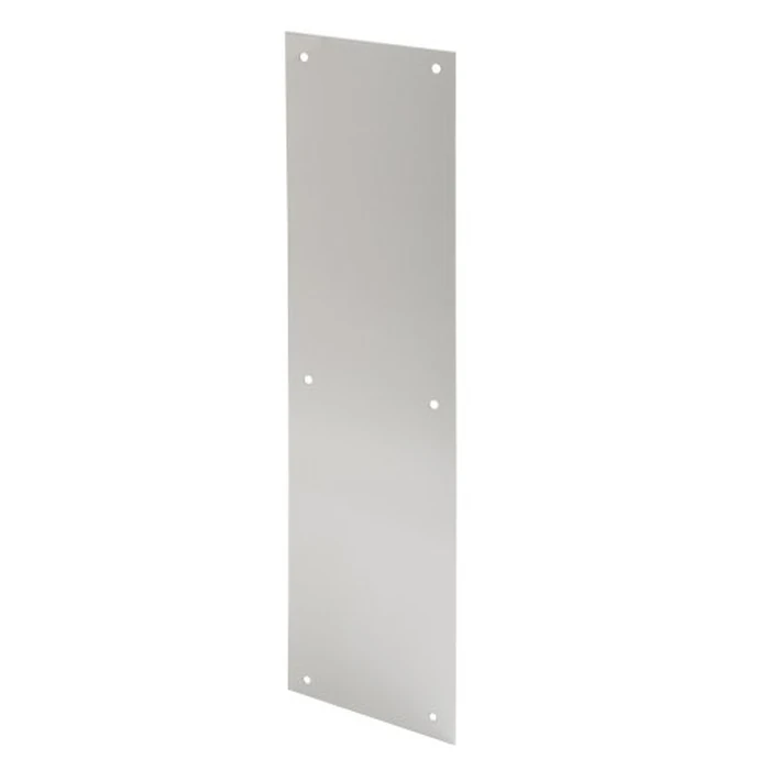 Prime-Line Products J 4581 Door Push Plate, 4-Inch X 16-Inch, Satin Aluminum by Prime-Line - Used - Very Good condition