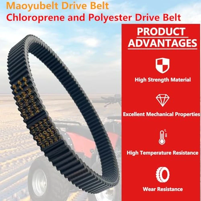 Maoyubelt Drive Belt Replacement for Kymco Downtown 300/350 Shadow GTi300 K-XCT Nikita for J300 |#23100-LEA7-E01 by Maoyubelt - Image 2