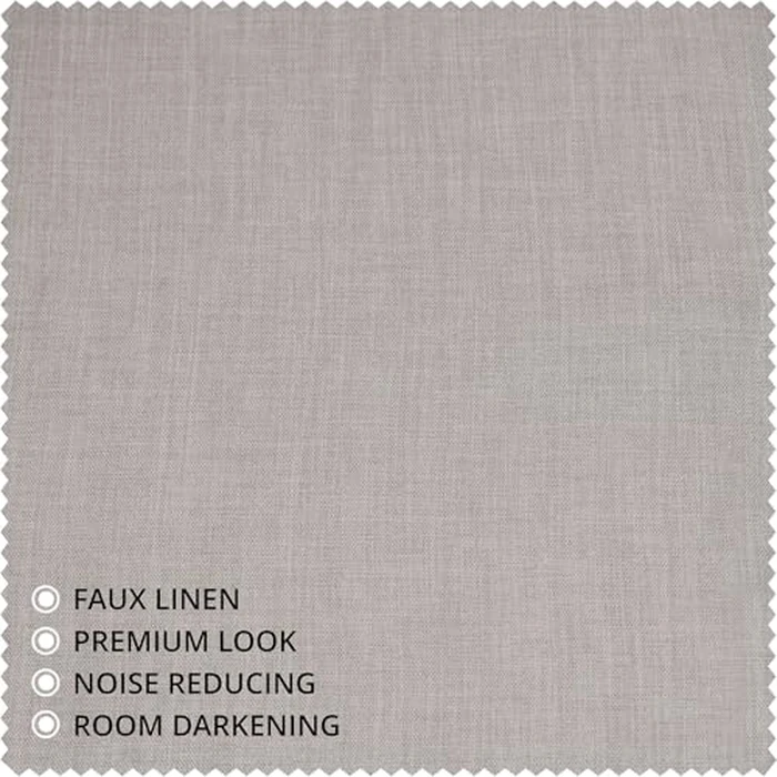 HPD Half Price Drapes BOCH-LN185-P Faux Darkening Curtains-84 Inches Long Extra Wide Luxury Linen Curtains for Bedroom & Living Room (1 Panel), 100W x 84L, Clay by HPD Half Price Drapes - Image 8