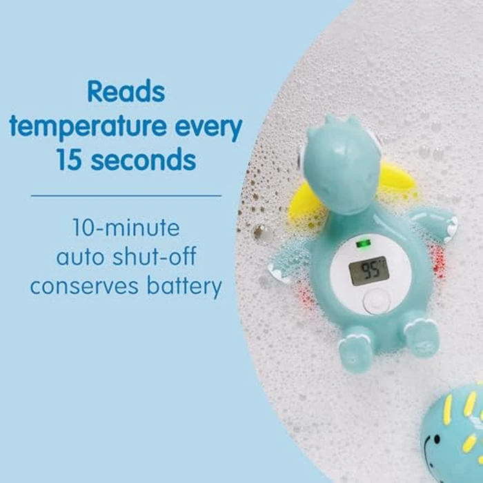 Dr. Brown's CleanUp Temposaurus Floating Bath Thermometer for Accurately Measuring Baby’s Bath Water Temperature, BPA Free by Dr. Brown's - Image 4