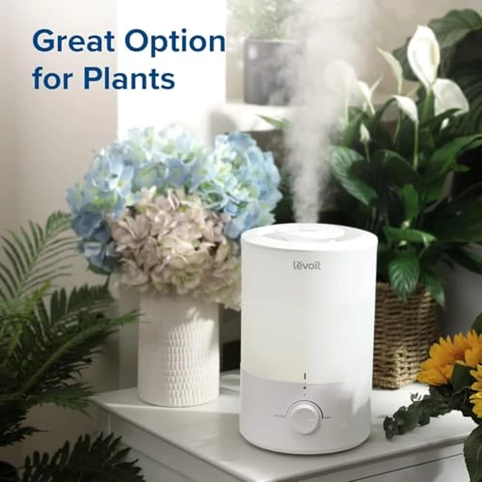 Levoit Humidifiers for Bedroom Large Room, 3L Cool Mist Top Fill Oil Diffuser for Baby Nursery and Plants, 360 Degree Nozzle, Quiet Rapid Ultrasonic Humidification for Home Whole House, White by Levoit - Image 7