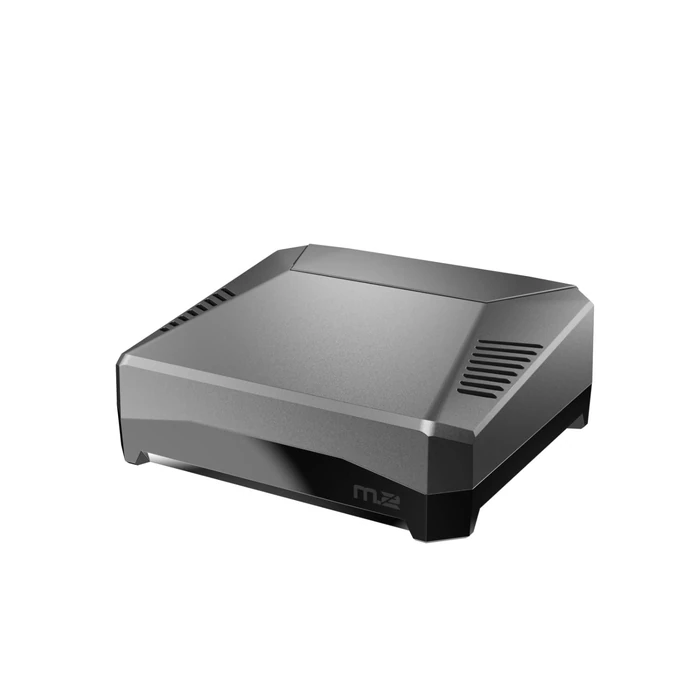 Argon ONE M.2 Aluminum Case for Raspberry Pi 4 with SATA SSD Support | Power Button and Fan | Compatible B-Key and B+M Key by Argon Forty - Image 1