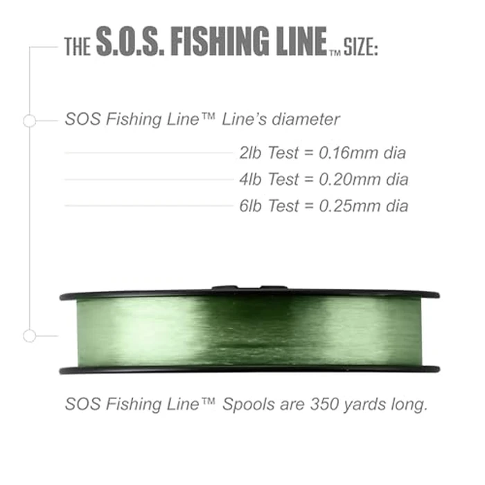 Leland's Lures Trout Magnet S.O.S. Fishing Line, Fishing Equipment and Accessories, 350 yds, 2 lb Test by Trout Magnet - Image 5