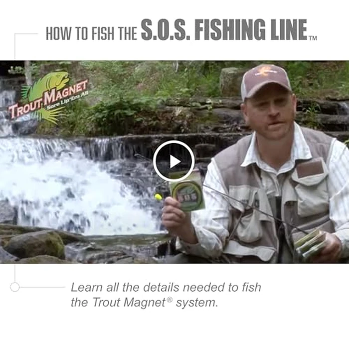 Leland's Lures Trout Magnet S.O.S. Fishing Line, Fishing Equipment and Accessories, 350 yds, 2 lb Test by Trout Magnet - Image 7