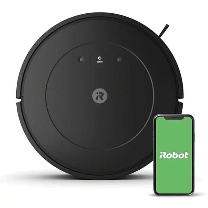 iRobot Roomba Vac Robot Vacuum (Q011) - Power-Lifting Suction, Quieter Cleaning Mode, Multi-Surface Cleaning, Cleans in Neat Rows, Easy to use, Self-Charging by iRobot - Image 1