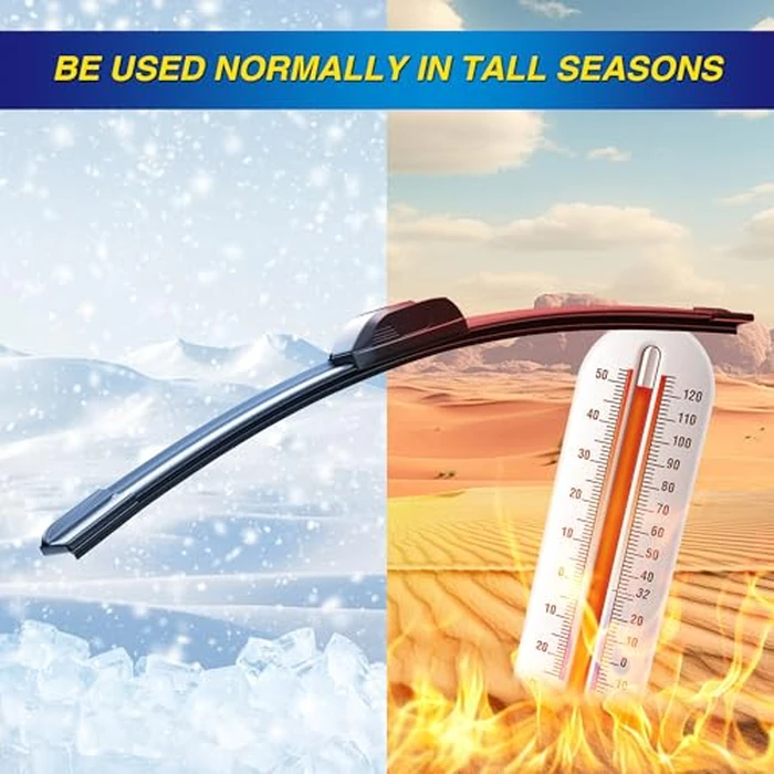 5 PLUS(R) Silicone Windshield Wipers Replacement for 2016 2017 2018 2019 2020 2021 2022 2023 Toyota CHR Wiper Blades(Set of 3),Automotive Replacement Windshield Wiper Blades For My Car-26"/16"/14" by 5 PLUS - Image 7