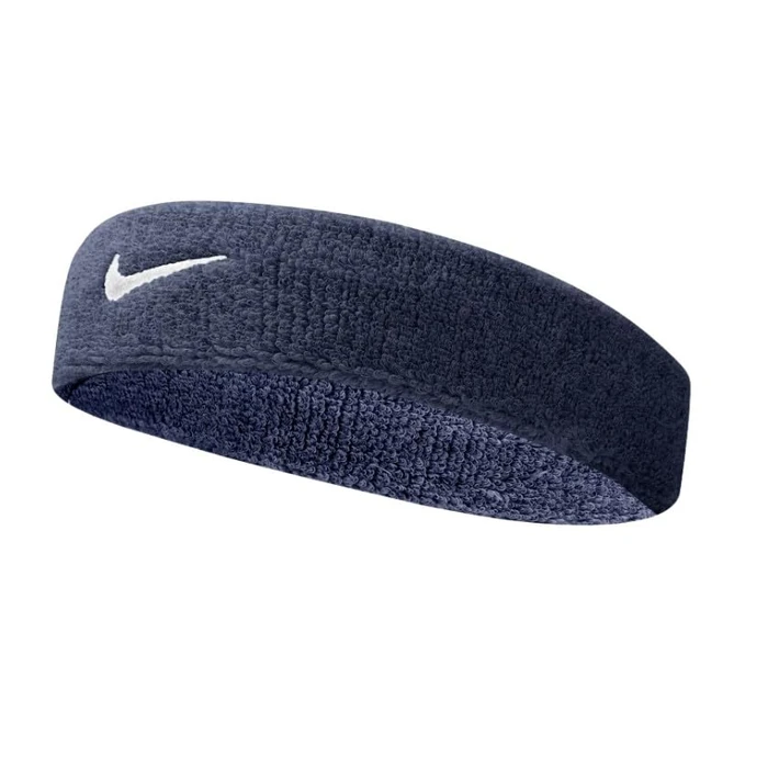 NIKE Premier Training Sport Headband - Thick, Soft, Cotton Blend, Moisture-Absolving (Navy) by Nike - Used - Like New condition - US$11.08