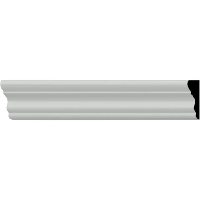 Endurathane Claremont Chair Rail, 2"H x 5/8"P x 94 1/2"L, Factory Primed (2-Pack) by Ekena Millwork - Used - Like New condition