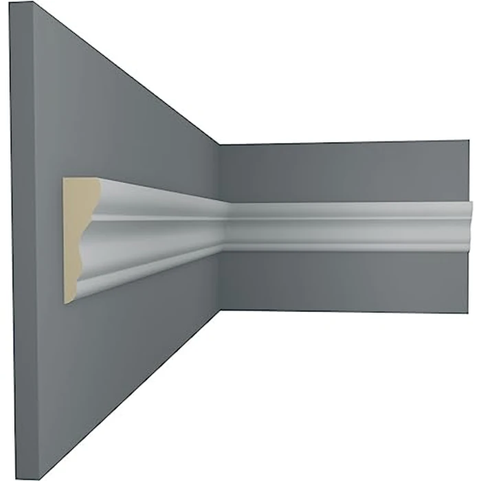 Endurathane Claremont Chair Rail, 2"H x 5/8"P x 94 1/2"L, Factory Primed (2-Pack) by Ekena Millwork - Image 5