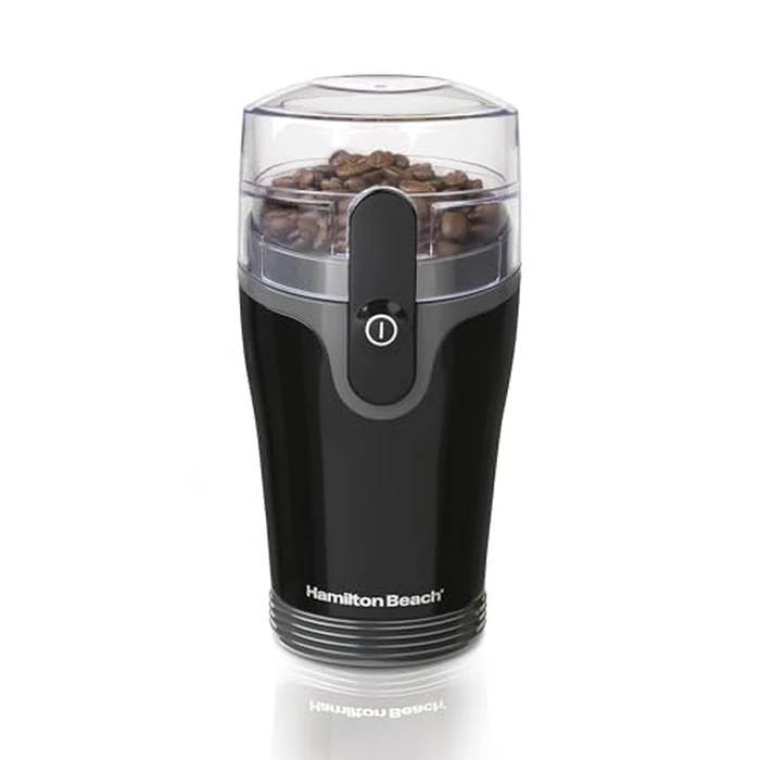 Hamilton Beach Fresh Grind Electric Coffee Grinder for Beans, Spices and More, Stainless Steel Blades, Removable Chamber, Makes up to 12 Cups, Black by Hamilton Beach - Used - Acceptable condition - US$17.22