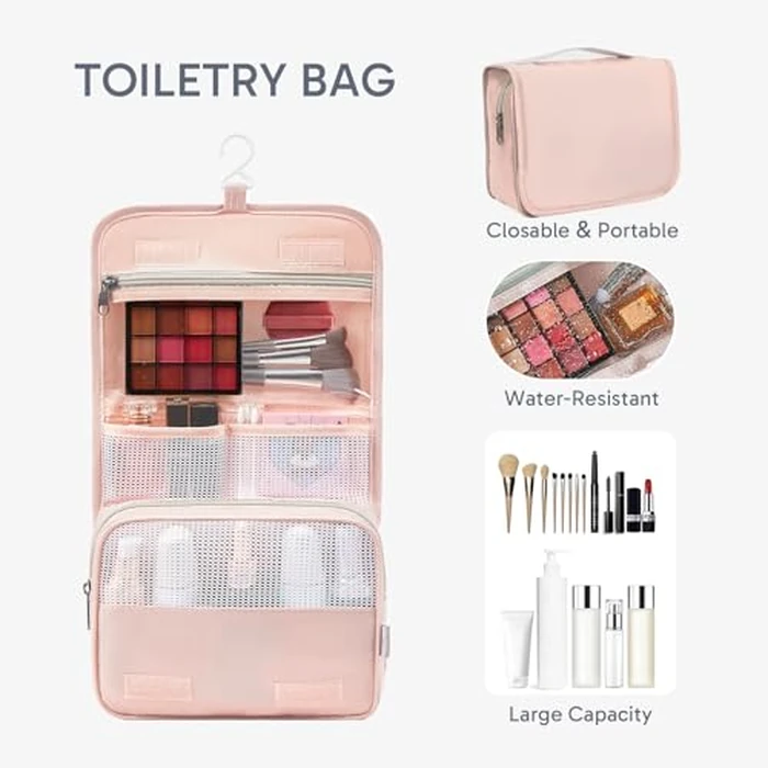 10 Set Packing Cubes for Travel, Gifts for Women Mom,Anti-Tearing Suitcase Organizer for Luggage with Shoe & Hanging Toiletry Bag,OlarHike Vacation Essentials & Accessories for Cruise Ship by OlarHike - Image 2