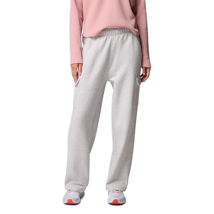 Columbia Womens Aldermore Fleece Cargo Pant, Columbia Grey Heather, X-Small x S by Columbia - Image 1
