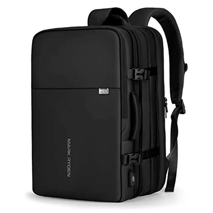 MARK RYDEN Travel Backpack for Men, 40L Airline Approved Carry on Backpack with 17.3 Inch Laptop Compartment and USB Charging Port, Waterproof Business Backpack Ideal for Traveling, Working, Daily by MARK RYDEN - Used - Good condition - CA$67.67