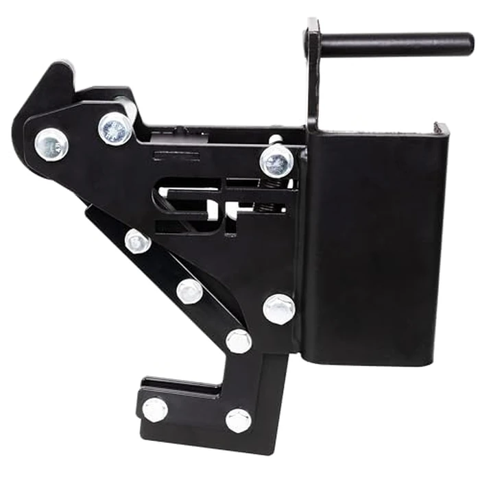 Fitvids Power Rack Barbell J-Hooks Attachments -Heavy Duty Barbell Holders Compatible with 3x3 Power Racks for Home Gym - Sports Training - Monolift Attachments - Black by Fitvids - Image 2