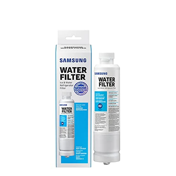 SAMSUNG Genuine Filter for Refrigerator Water and Ice, Carbon Block Filtration for Clean, Clear Drinking Water, 6-Month Life, HAF-CIN/EXP, 1 Pack by Samsung - Used - Like New condition - CA$44.88