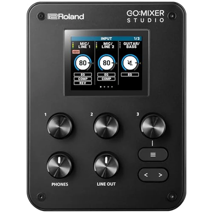Roland GO:MIXER STUDIO | Portable Multi-Channel Mixer & Audio Interface | Perfect for Content Creators & Musicians | Studio-Grade Audio Quality | Onboard FX by Roland - Used - Like New condition