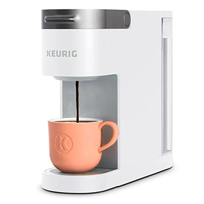 Keurig K-Slim Single Serve K-Cup Pod Coffee Maker, Featuring Simple Push Button Controls and MultiStream Technology, White by Keurig - Used - Like New condition - CA$85.60