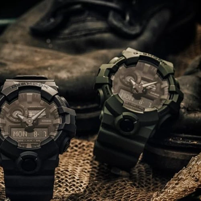 Casio Men’s XL Series G-Shock Quartz 200M WR Shock Resistant Resin Color: Matte Olive Green (Model GA-700UC-3ACR) by Casio - Image 4