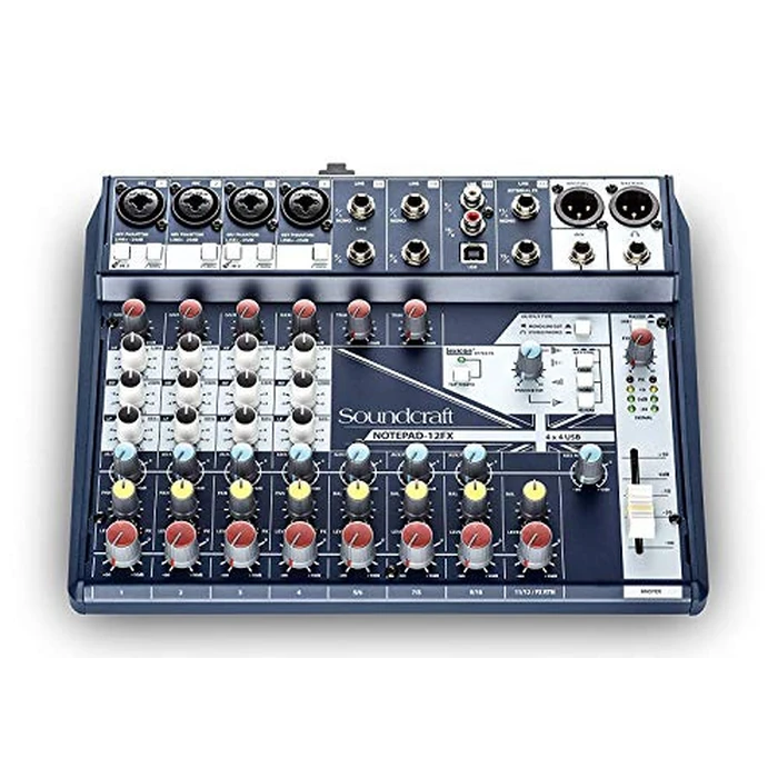 Soundcraft Notepad-12FX Small-format Analog Mixing Console with USB I/O and Lexicon Effects by Soundcraft - Image 3