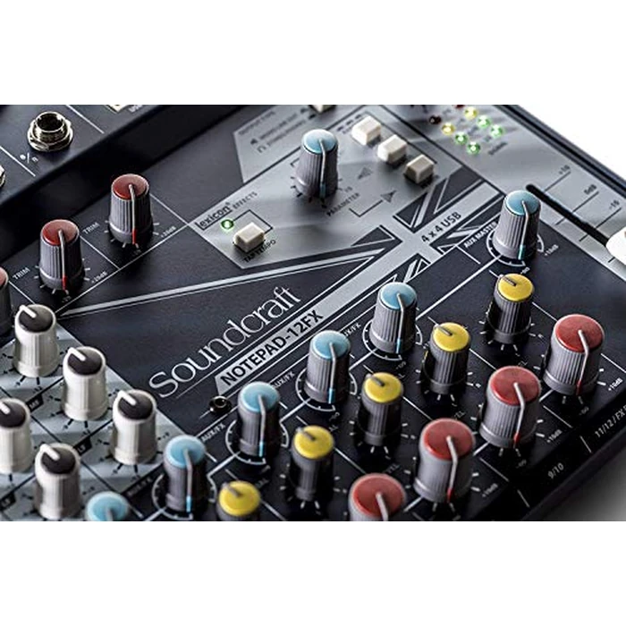 Soundcraft Notepad-12FX Small-format Analog Mixing Console with USB I/O and Lexicon Effects by Soundcraft - Image 6