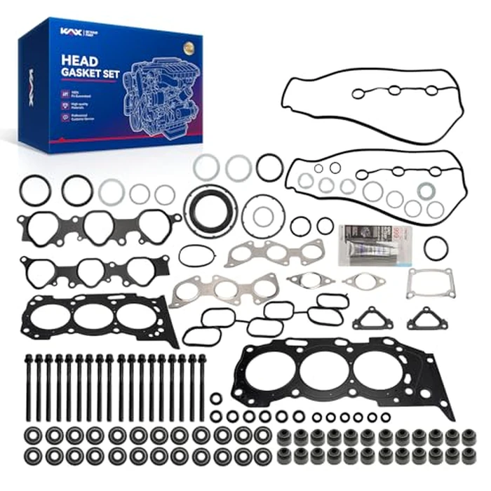 KAX Engine Cylinder Head Gasket Kit Fit for 2005-2011 Tacoma 4.0L,2003-2009 4Runner 4.0L,2007-2009 F-J Cruiser,2005-2006 Tundra 4.0LHead Gasket Set OE ES72249, HS26290PT by KAX - Used - Very Good condition - US$39.73