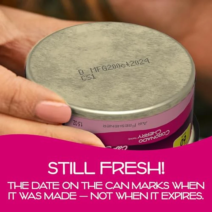 Can Air Freshener and Odor Neutralizer by California Scents, Set of 12 Spillproof Cans for Home and Car, Coronado Cherry, 1.5 Oz Each by California Scents - Image 4