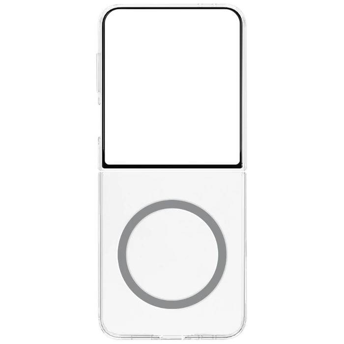 Samsung Clear Magnet Phone Case for Samsung Galaxy Z Flip7 - Clear - Good by Samsung - Refurbished - Good condition - US$19.98