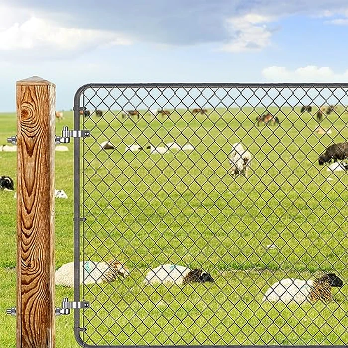 Insaga M16x 8'' J-Bolt Gate Hinge, 304 Stainless Steel J-Bolt Post Hinge for Farm Gate, 5/8" Male Pin J-Bolt Hinge for Chain Link Fence Gate, Gate Hinges for Metal Gates (2Pcs) by Insaga - Image 6